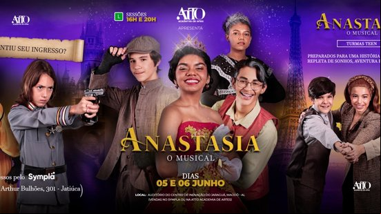 Imagem Anastasia – o musical chega aos palcos de Maceió com um espetáculo repleto de encanto e magia