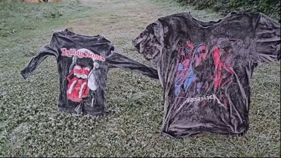 Camiseta congelada nesta quarta-feira (11) em São Joaquim - Mycchel Legnaghi / Divulgação